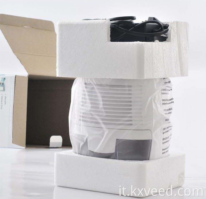 Mini deumidificatore asciugatura dell'aria deumidificatore con serbatoio d'acqua da 500 ml